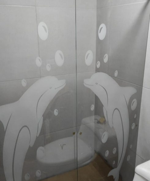 Divisiones para baño en vidrio